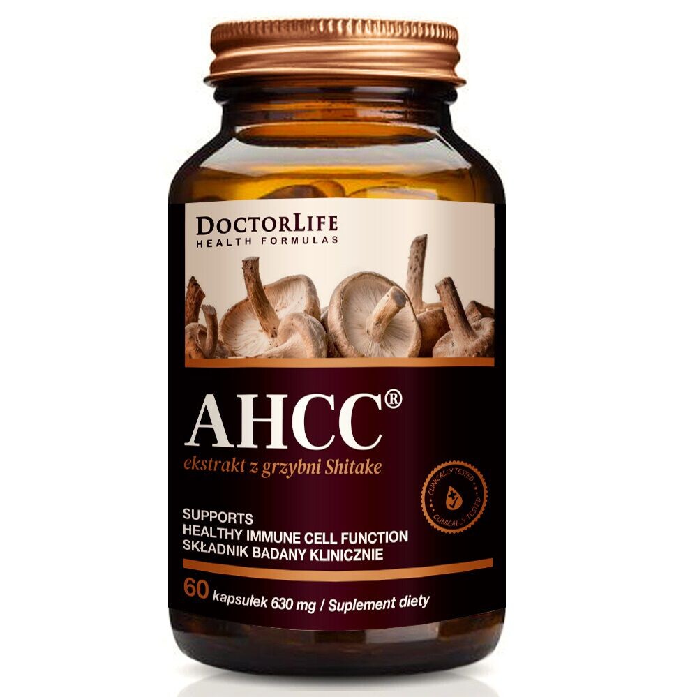 

Doctor Life AHCC БАД с экстрактами мицелия шиитаке 630мг, 60 капс./1 уп.