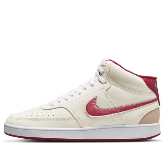 

Кроссовки Nike Court Vision Mid-Top Sneakers White/Red DQ4977-161, белый