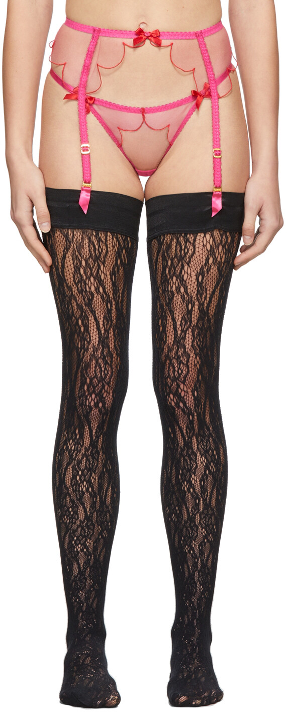 

Розовый и красный пояс для чулок Lorna Agent Provocateur