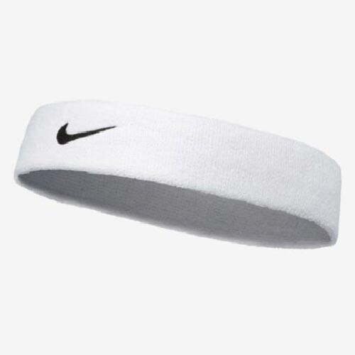 

Спортивная повязка Nike Swoosh для бега OSFM, белый/черный