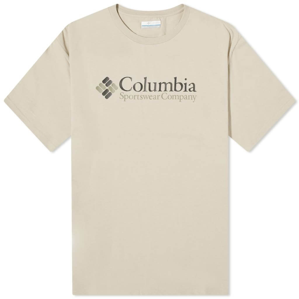 Футболка Columbia Retro Logo, бежевый цена и фото