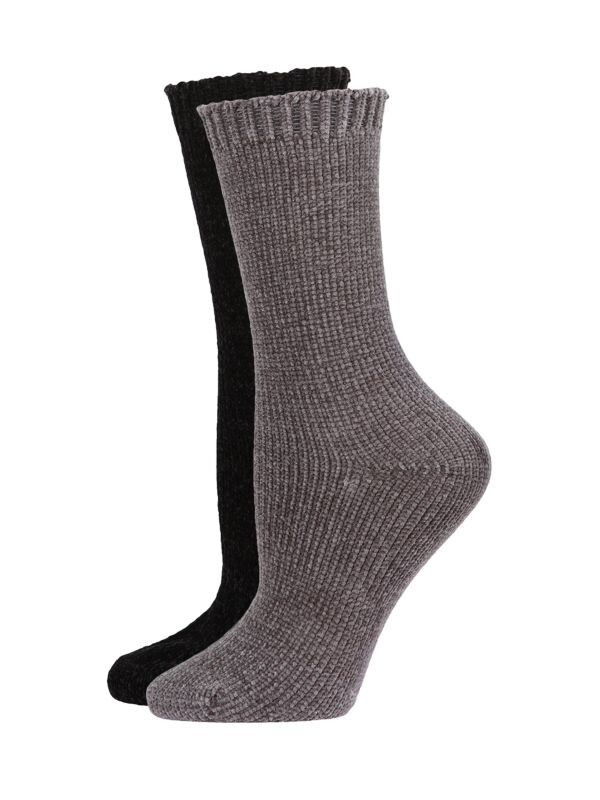 

Набор из 2 пар носков из синели josie legwear Natori Black grey