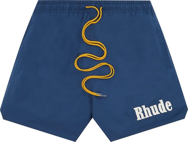 

Шорты Rhude Logo Swim Short 'Slate', серый