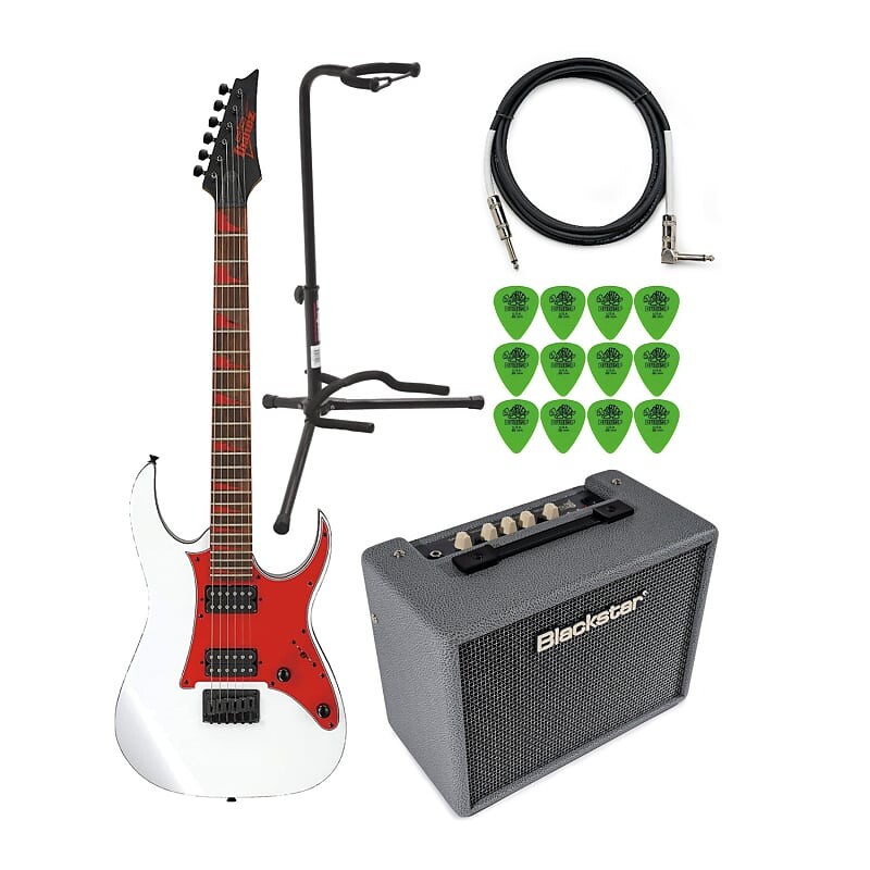 

Ibanez GRG131DX GIO Series RG 6-струнная правосторонняя электрогитара в комплекте Ibanez GRG131DX GIO Series RG 6-String Right-Handed Electric Guitar Bundle