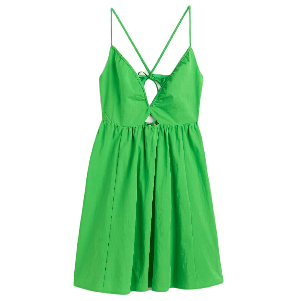 

Платье H&M Open-backed, зеленый