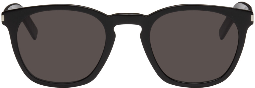 

Черные круглые солнцезащитные очки Saint Laurent