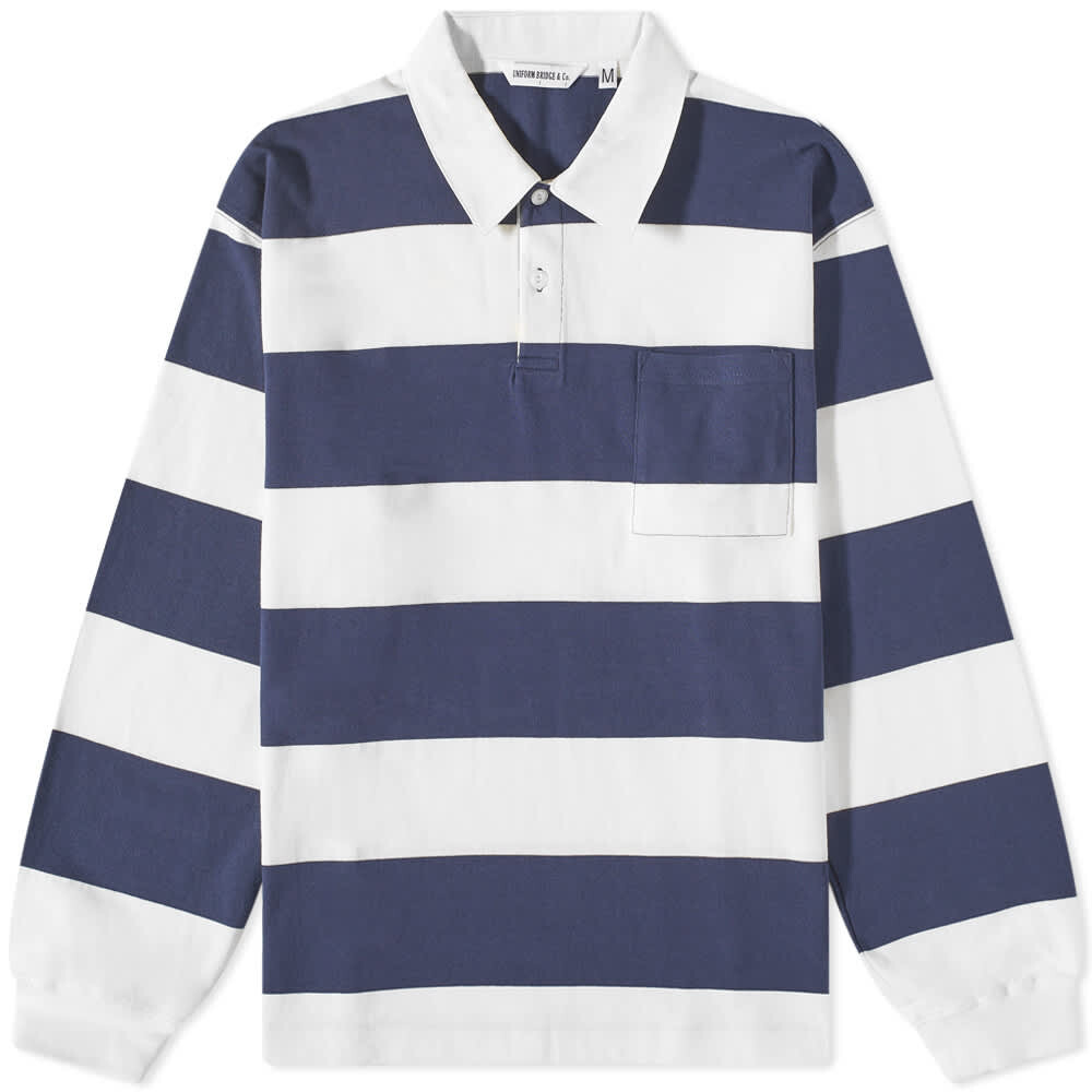 

Футболка Uniform Bridge Long Sleeve Naval Collar Tee, Серый