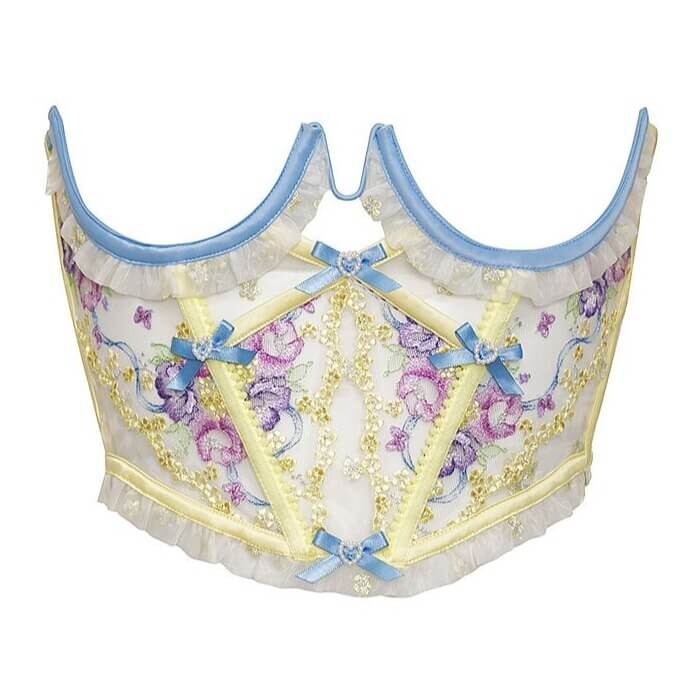 

Корсет Victoria's Secret Lavender Meadows, желтый/мультиколор