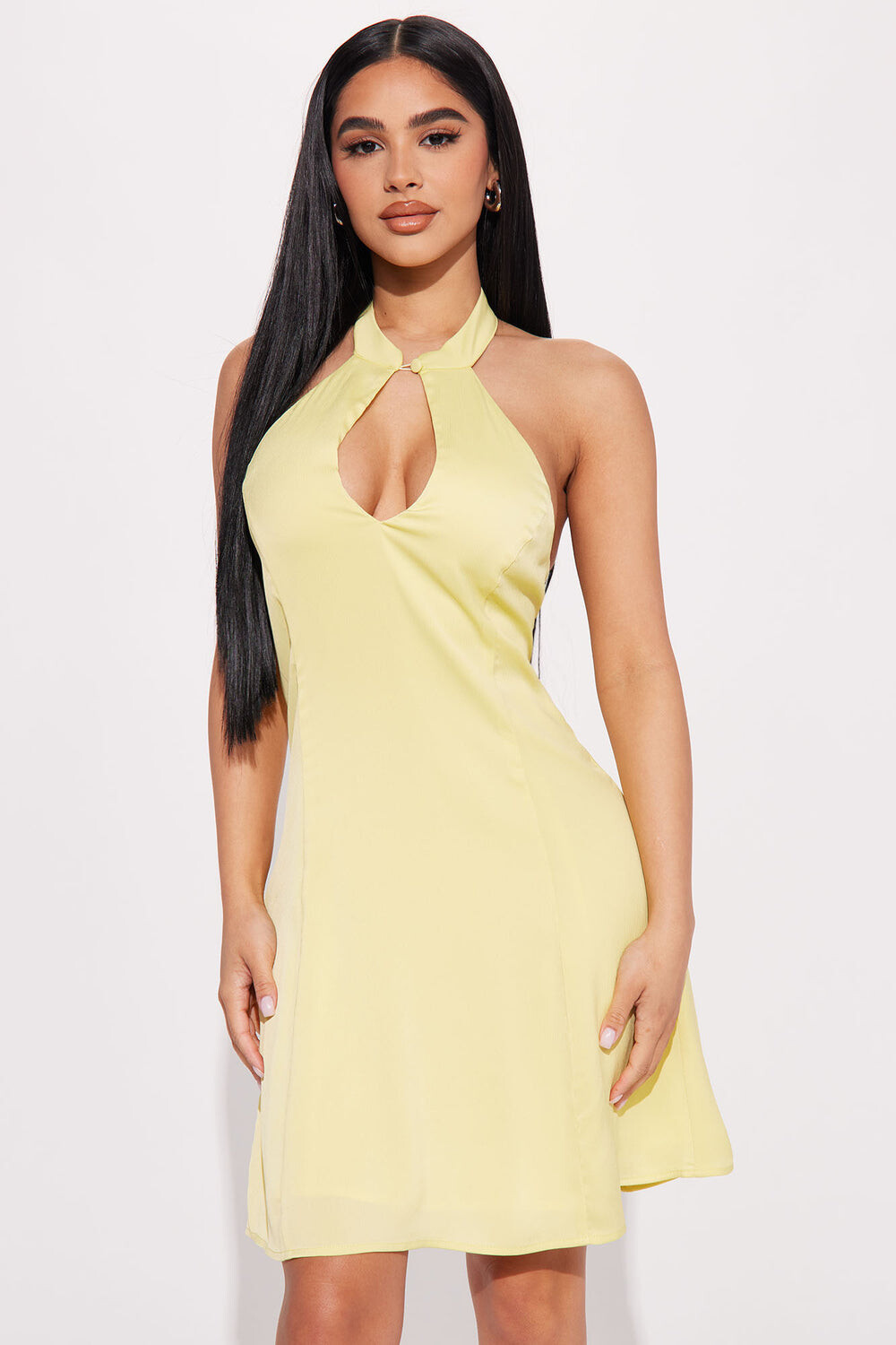 

Мини платье Fashion Nova 326933SK, желтый