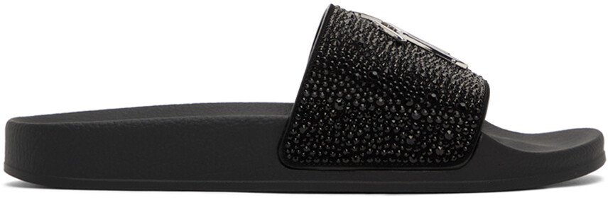 

черные шлепанцы Brett Giuseppe Zanotti