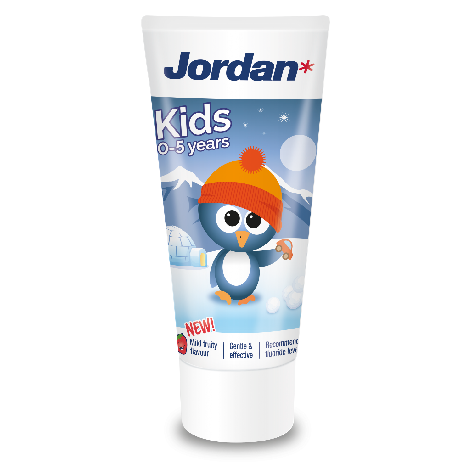 цена Jordan Kids зубная паста для детей 0-5 лет, 50 мл