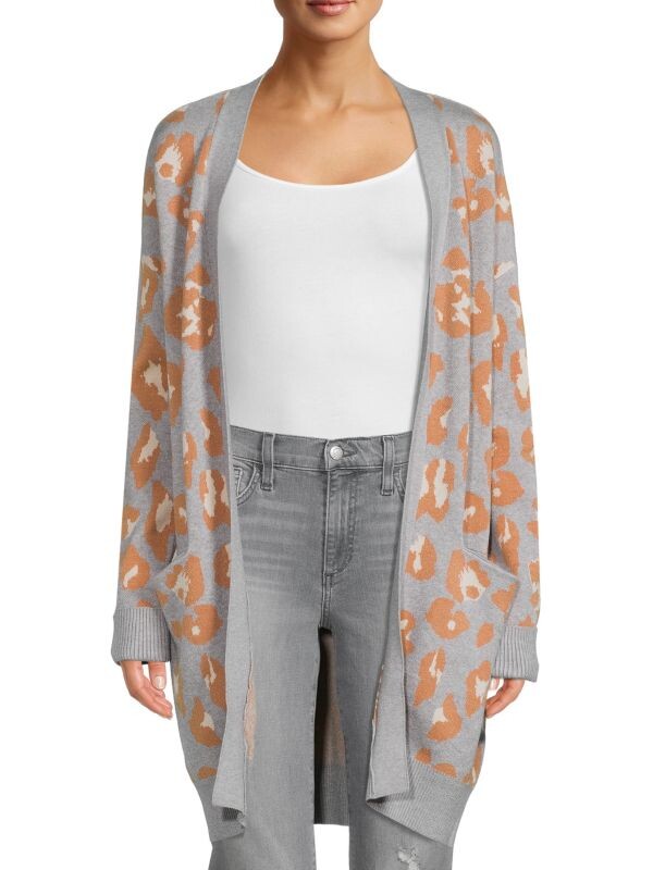 

Кардиган с открытым передом cybille BUFFALO David Bitton Grey orange