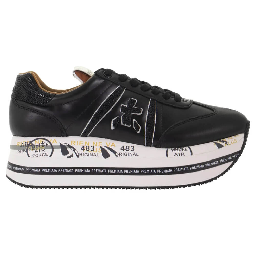 

Кроссовки Premiata Beth 6045, коричневый/черный/белый