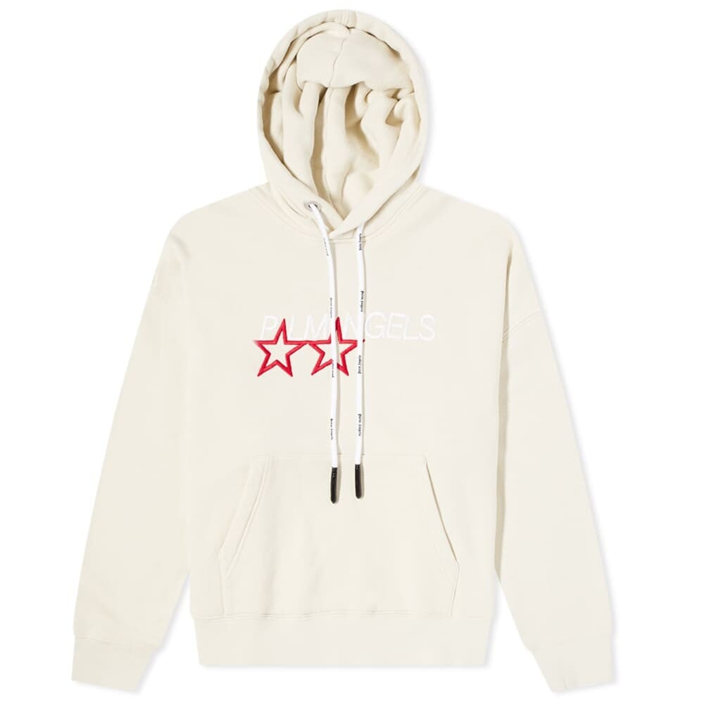 

Толстовка Palm Angels Racing Star Logo Popover Hoody, Серый