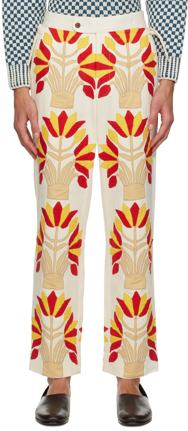 

Брюки Off-White Foliage Bode, Серый
