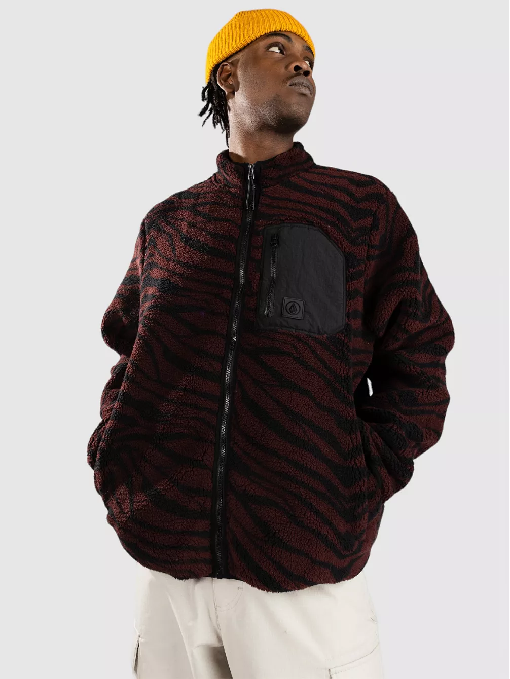 

Толстовка Muzzer Fuzzar Volcom, коричневый