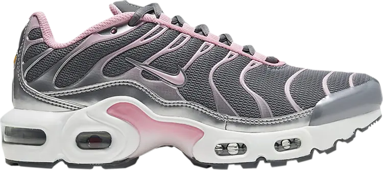 

Кроссовки Nike Air Max Plus GS 'Metallic Silver Pink', серебряный