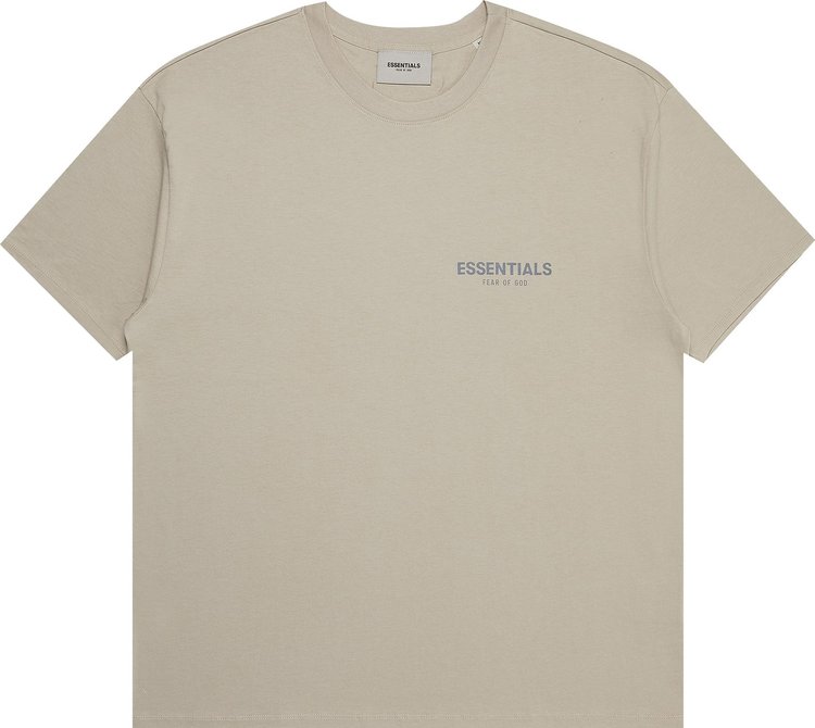 Футболка Fear of God Essentials T-Shirt 'Tan', загар - фото