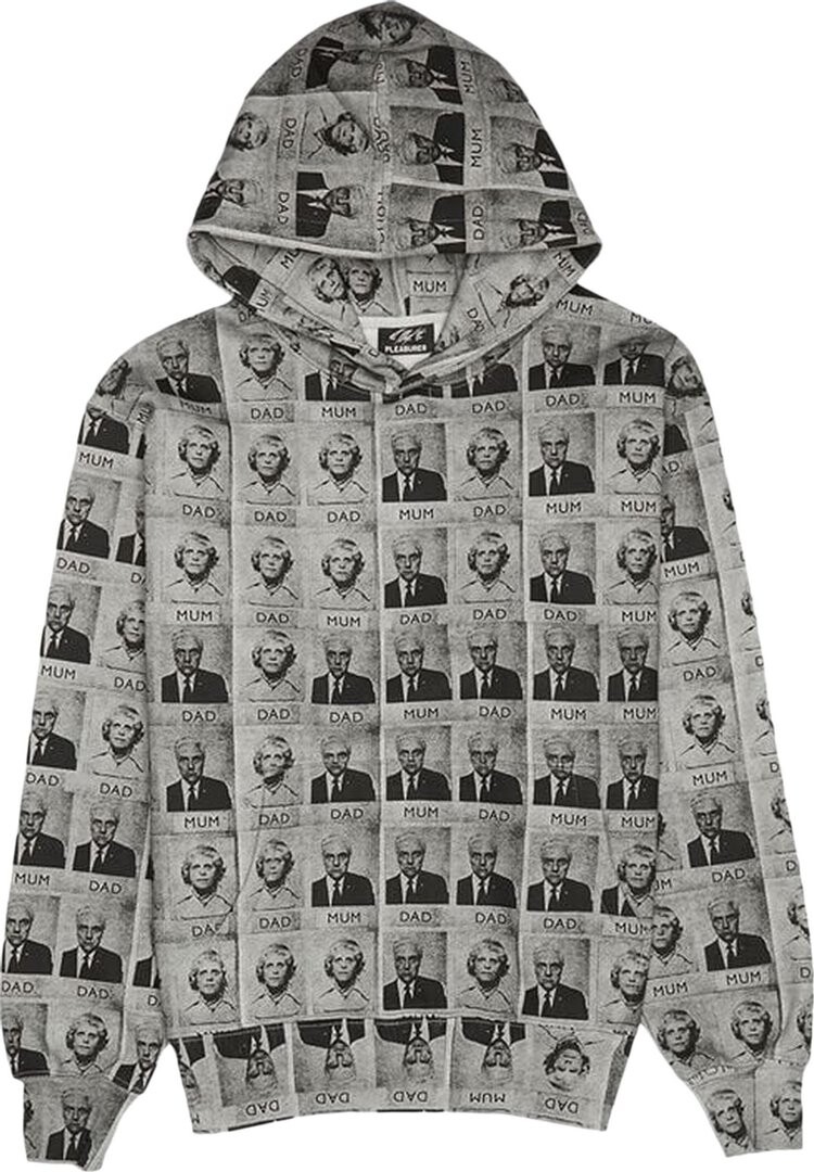 

Худи Pleasures Mum Dad Hoodie 'Grey', серый