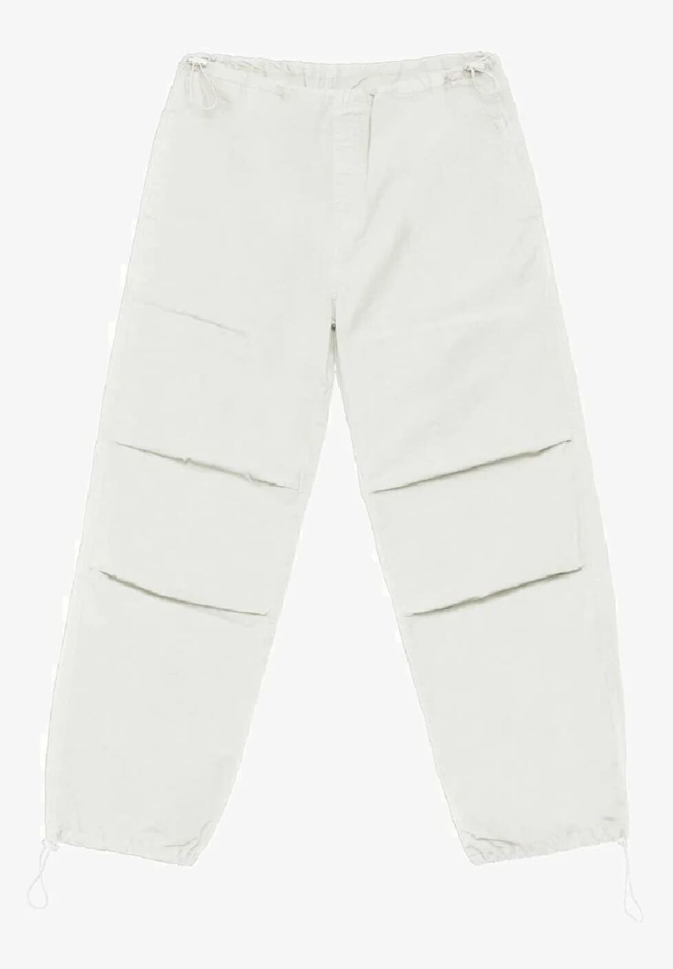 

Спортивные брюки Stradivarius Parachute Popelin, желтовато-белый
