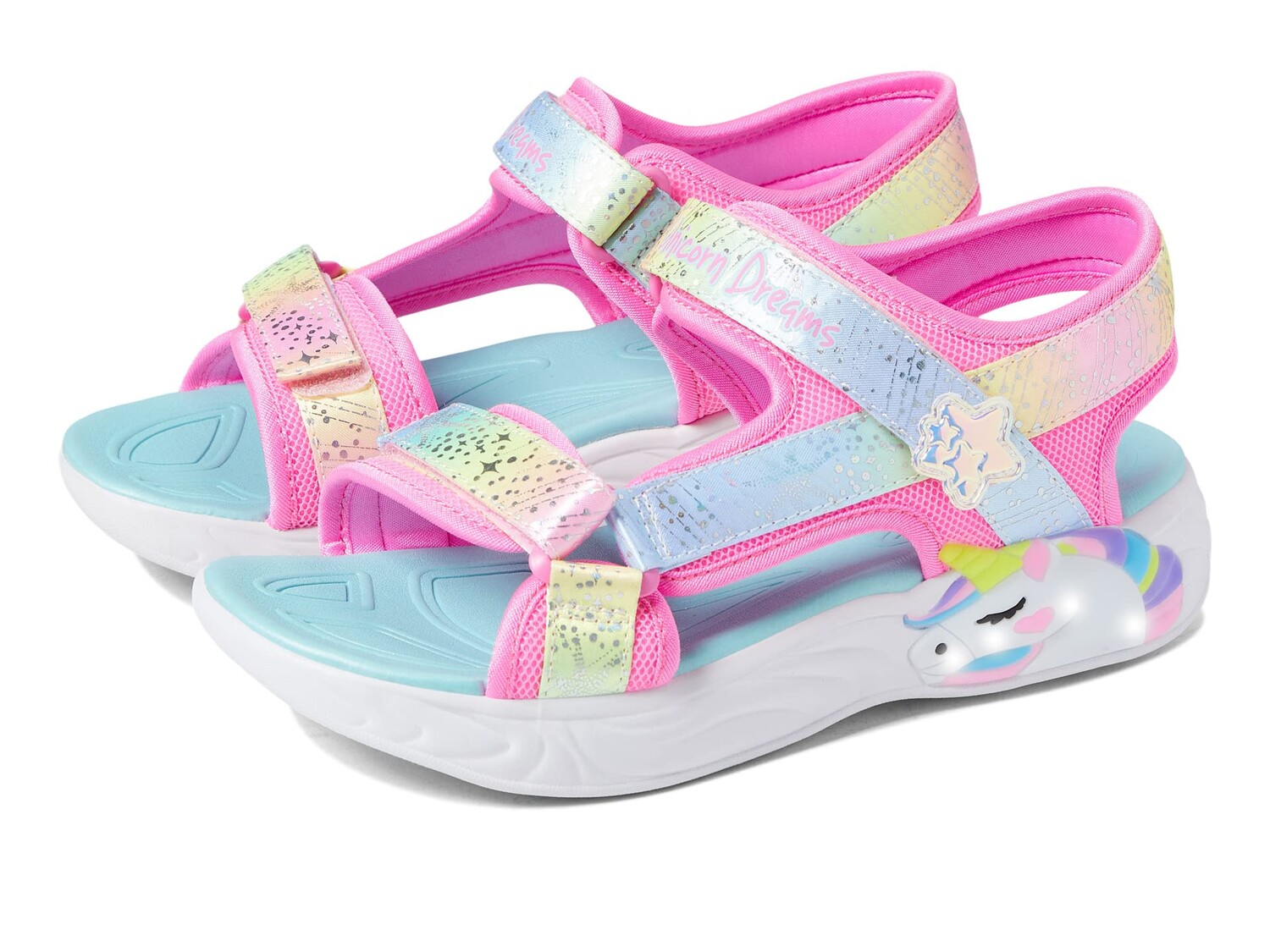 

Сандалии SKECHERS KIDS, Sport Lighted - Unicorn Dreams Sandal 302682L