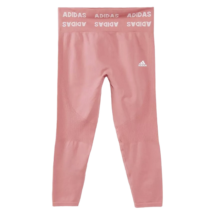 цена Легинсы Adidas Training Plus Aeroknit Seamless, розовый