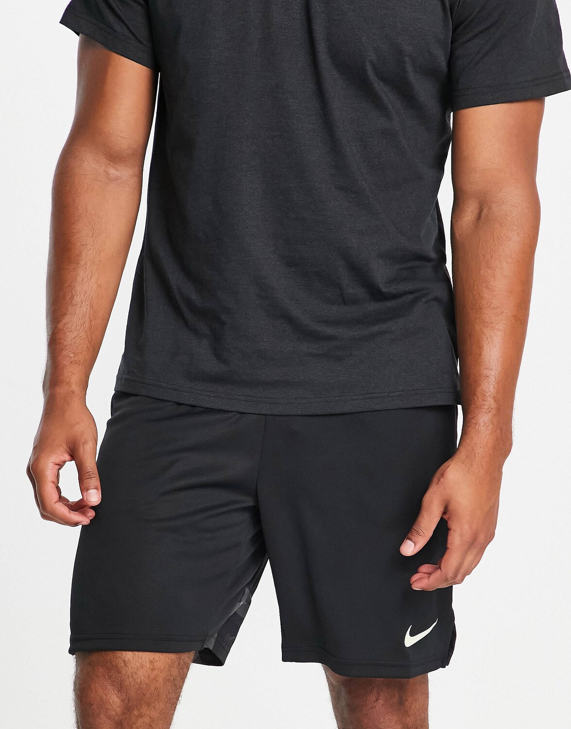 

Черные трикотажные шорты Nike Training Glitch Camo Dri-FIT 6.0