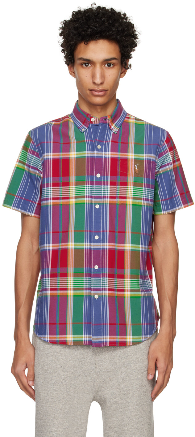

Разноцветная клетчатая рубашка Polo Ralph Lauren