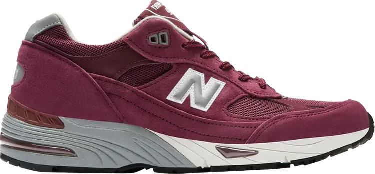 

Кроссовки New Balance 991 Made in England 'Bordeaux', красный
