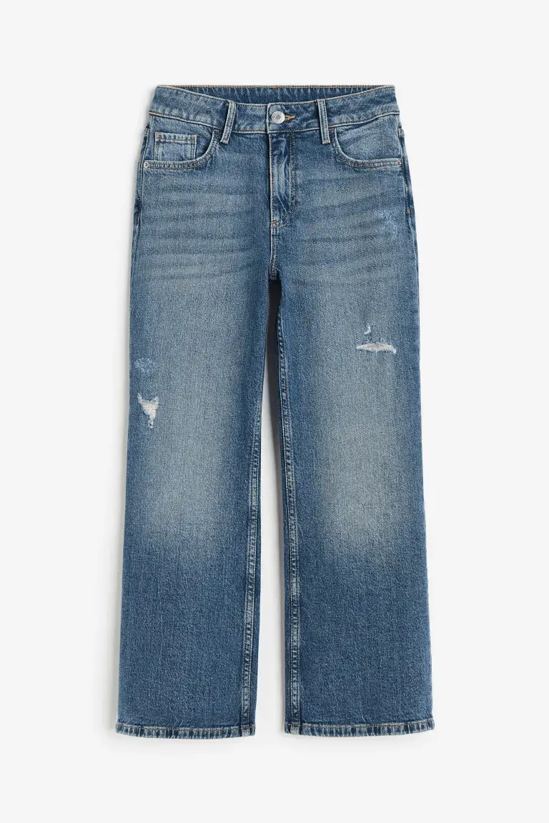 

Джинсы H&M Baggy Fit Bootcut, синий