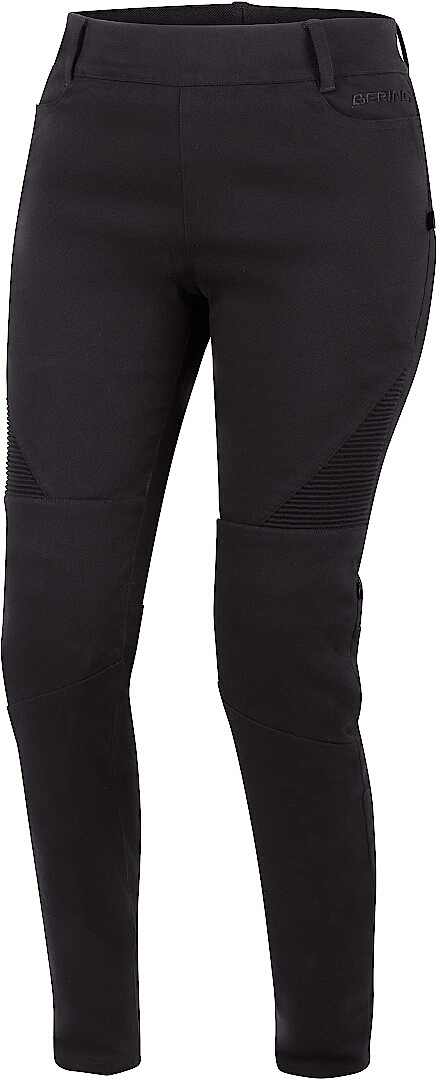 цена Женские мотоциклетные текстильные брюки Bering Peggy с регулируемыми протекторами колена, черный