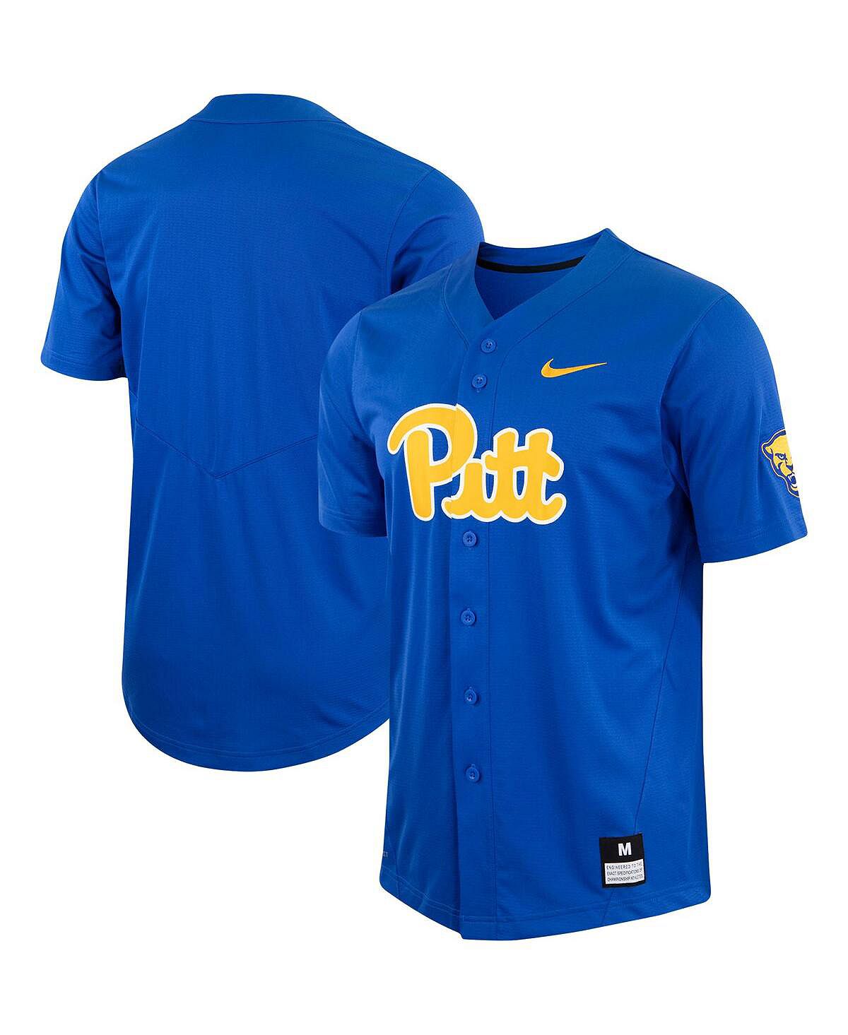 Футболка Nike Men's Royal Pitt Panthers, синий/желтый