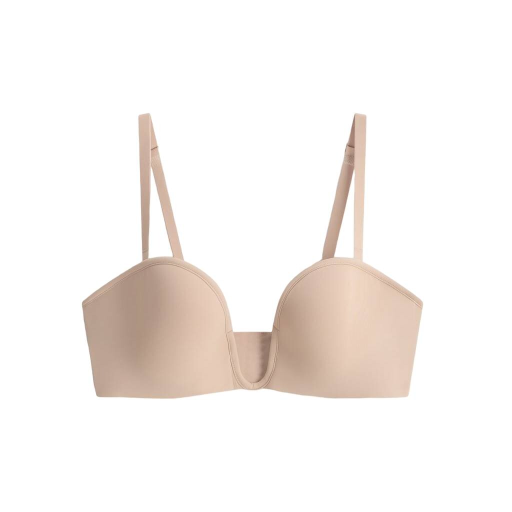 

Бюстгальтер Oysho U-Neck Removable Straps, бежевый