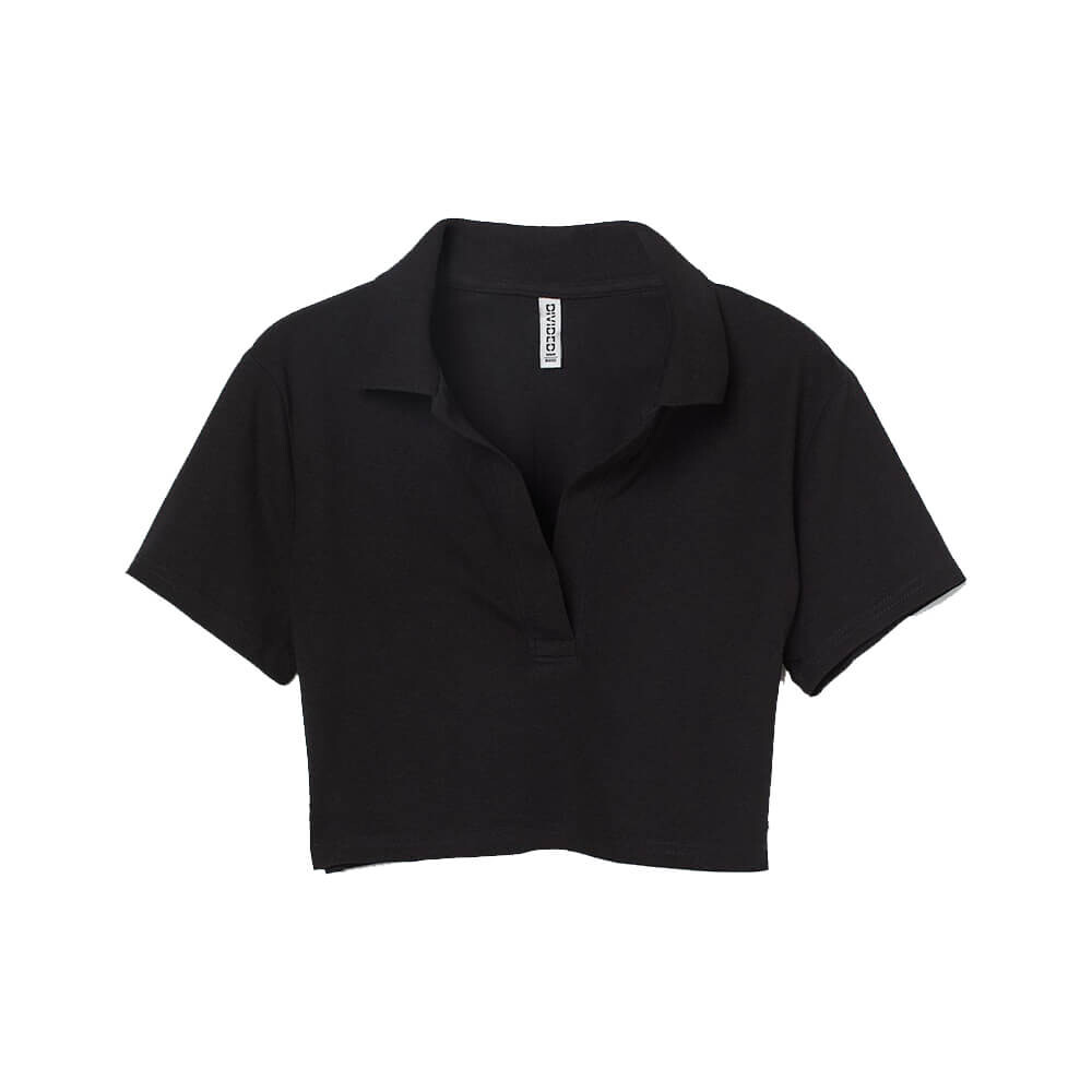 

Кроп-топ H&M Collared, чёрный
