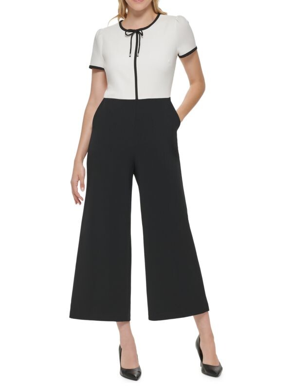 

Укороченный комбинезон с цветными блоками Karl Lagerfeld Paris Black multicolor