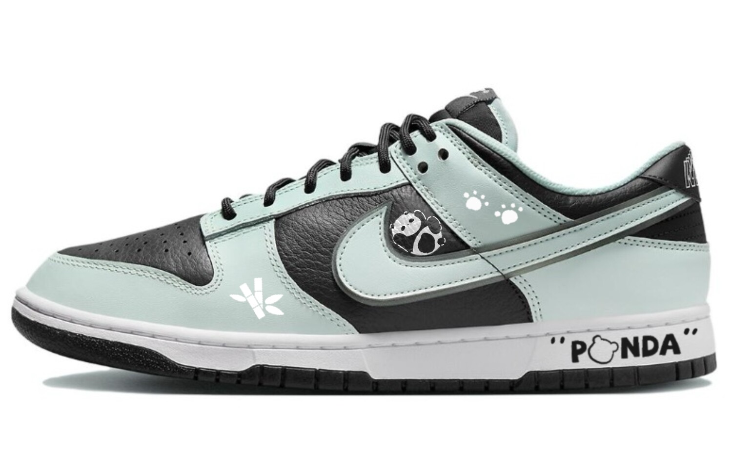 

Кроссовки для скейтбординга Dunk мужские низкие зеленый/черный Nike