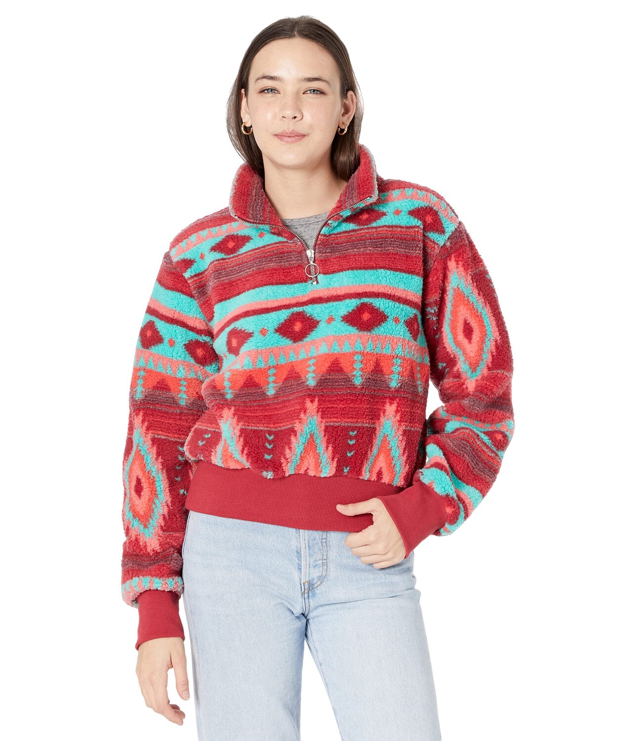 

Пуловер Rock and Roll Cowgirl, Long Sleeve Pullover 48T1182, Красный