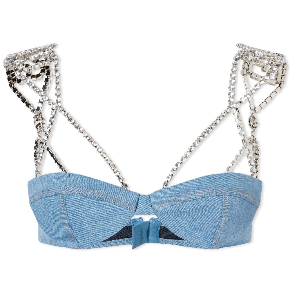 

Футболка GCDS Bling Denim Bra