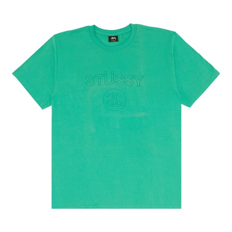 

Футболка Stussy Link EMB. 'Green', зеленый