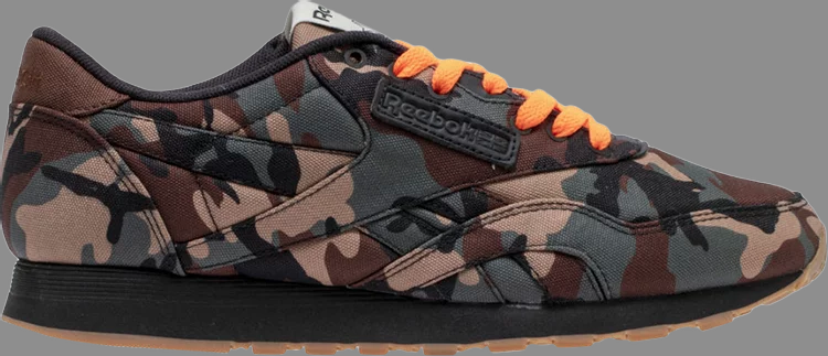 Кроссовки g.i. joe x shoe palace x classic nylon Reebok, зеленый - фото