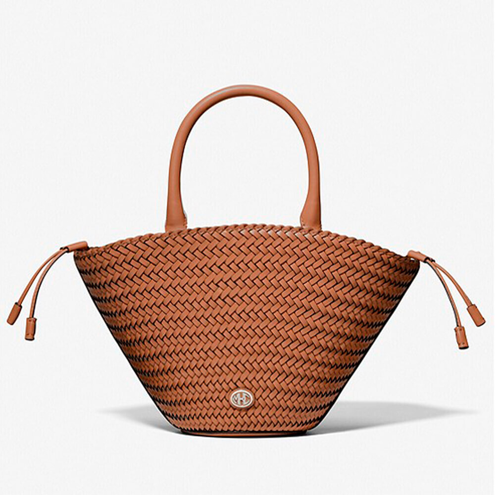 

Сумка Michael Kors Audrey Woven Leather Market, коричневый