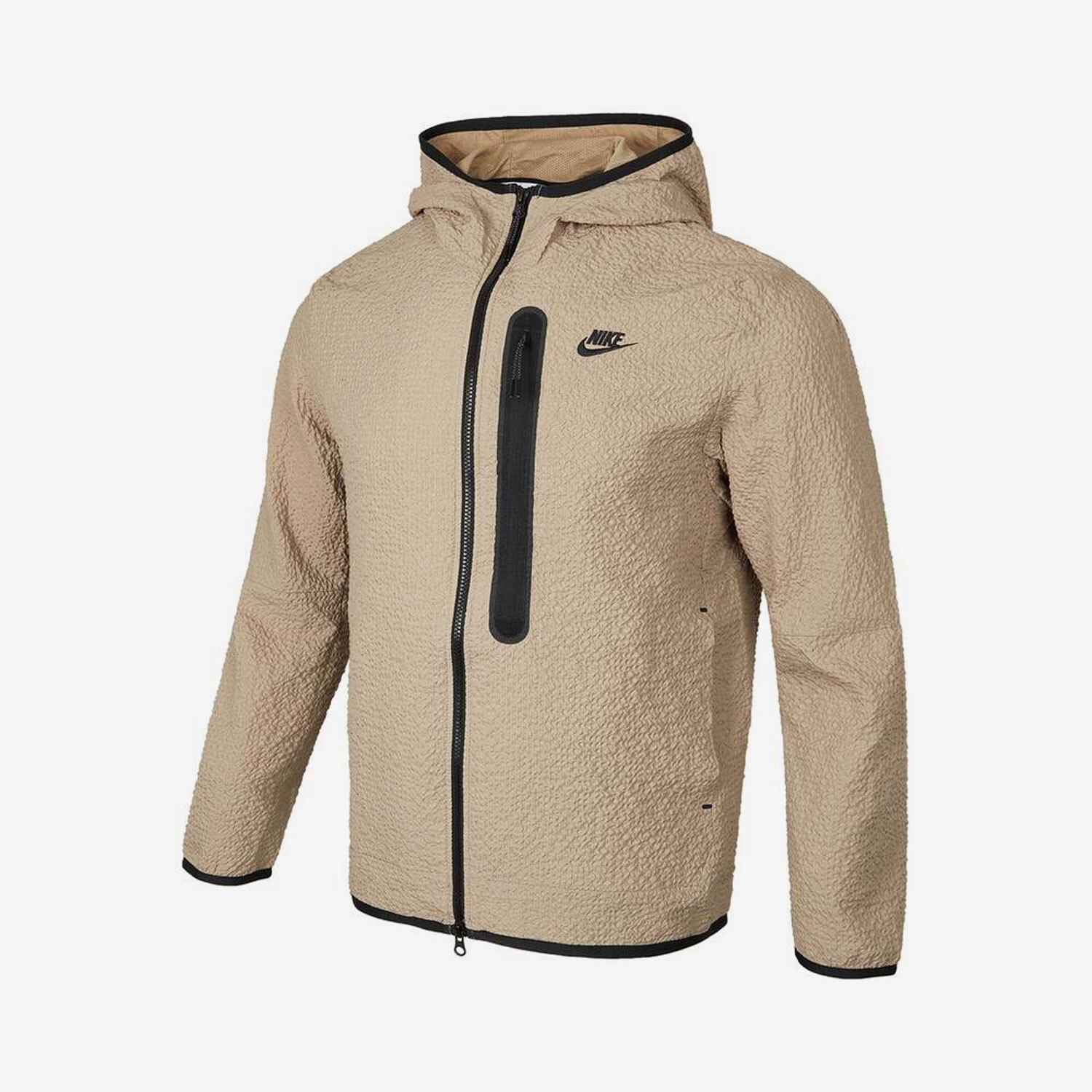 

Худи Nike Zip Tech Fleece, черный/светло-коричневый
