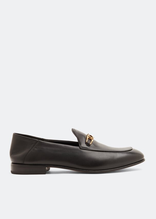 

Лоферы FERRAGAMO Embellished Melbourne loafers, черный