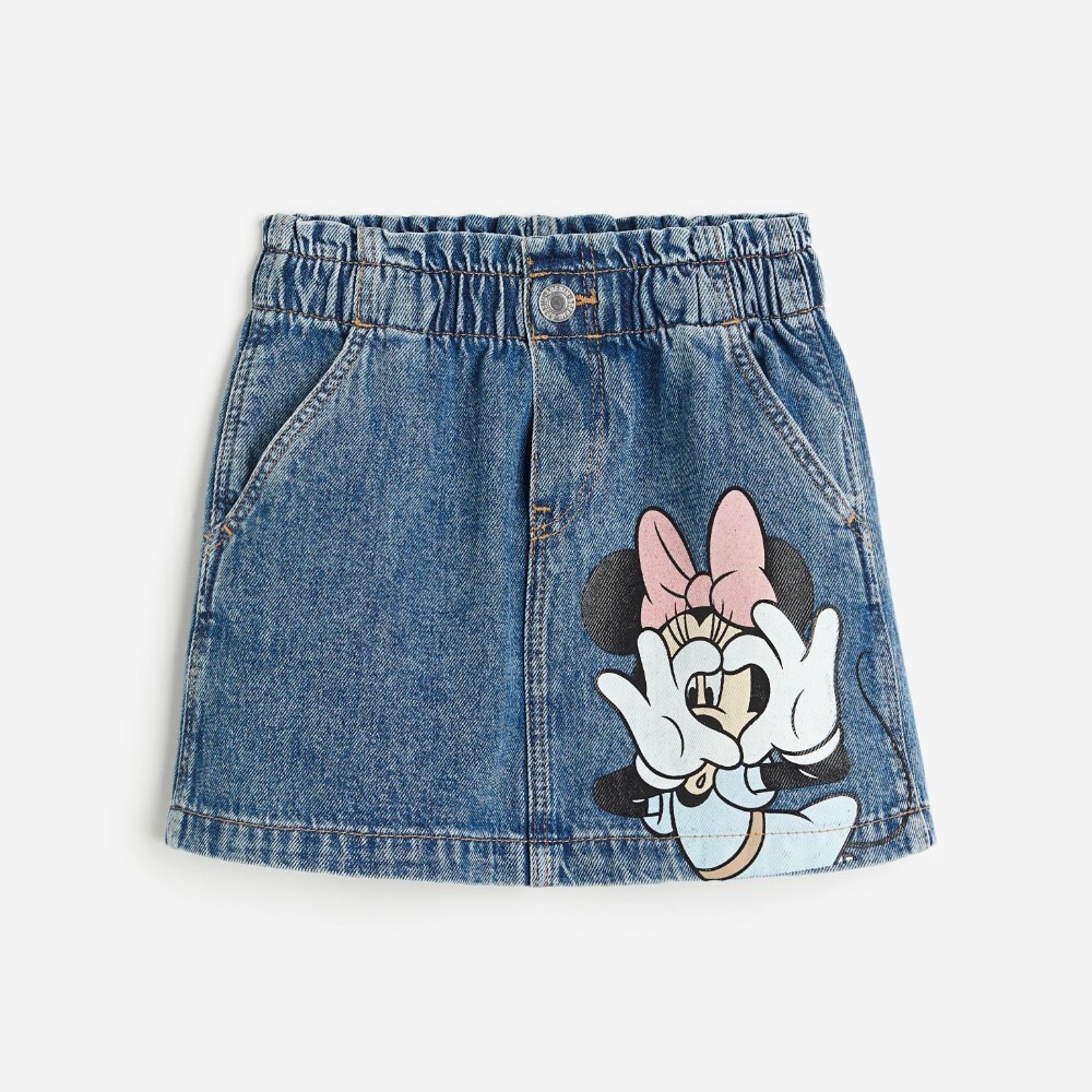 

Юбка H&M Kids A-line Denim Minnie Mouse, темно-синий