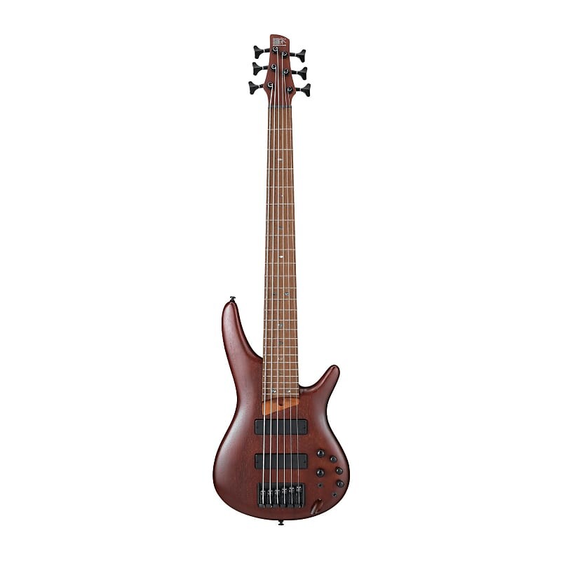 

Стандартная 6-струнная электрическая бас-гитара Ibanez SR (правша, коричневое красное дерево) Ibanez SR Standard 6-String Electric Bass (Right-Handed, Brown Mahogany)