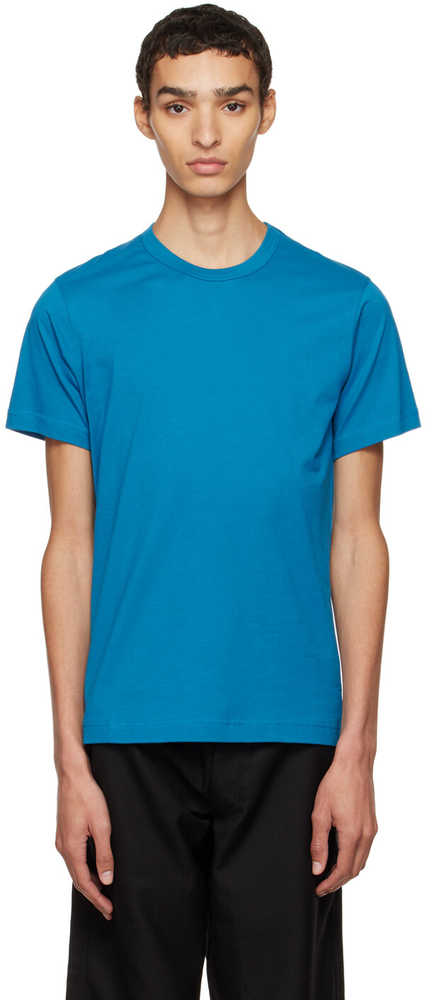 

Синяя футболка с круглым вырезом Comme des Garçons Shirt