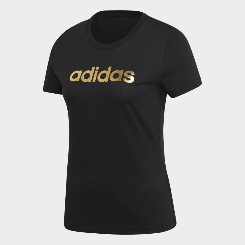 

Футболка adidas Foil Linear Logo, черный
