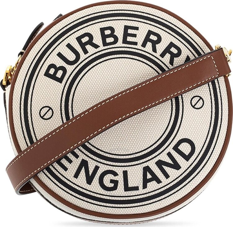 

Сумка Burberry Mini Louise Logo Print Crossbody Bag Beige, загар