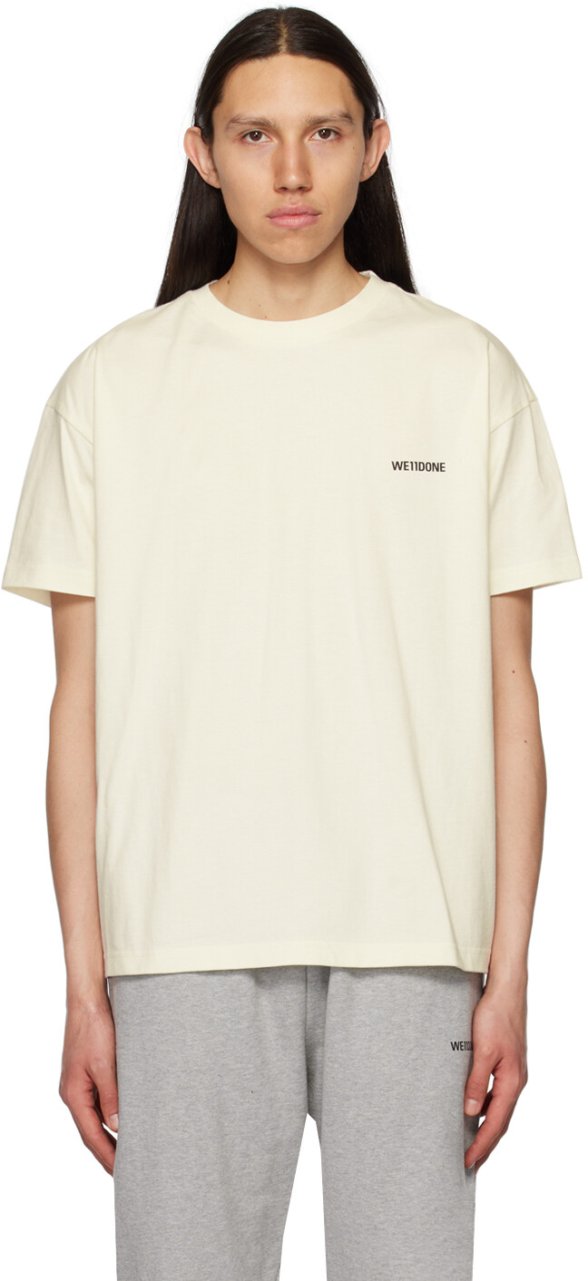 

Футболка с принтом Off-White We11done, Серый