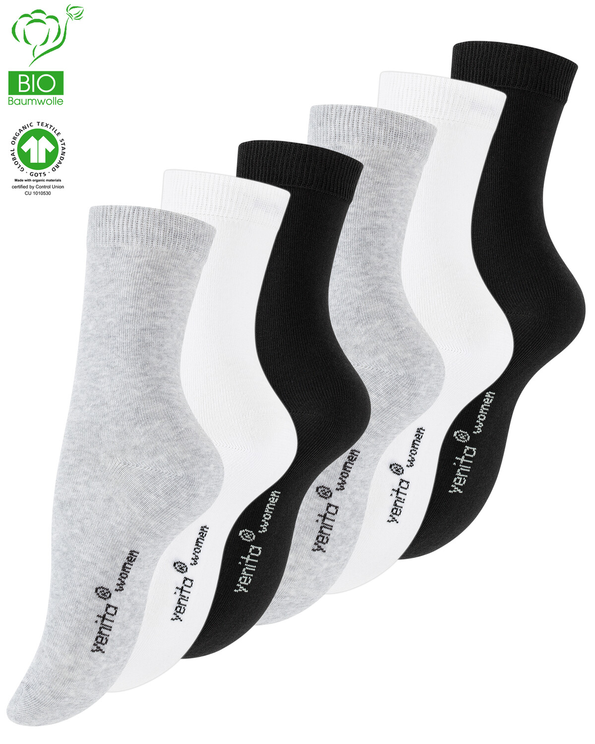

Носки Yenita Bio Baumwoll 6 шт, цвет gemischt